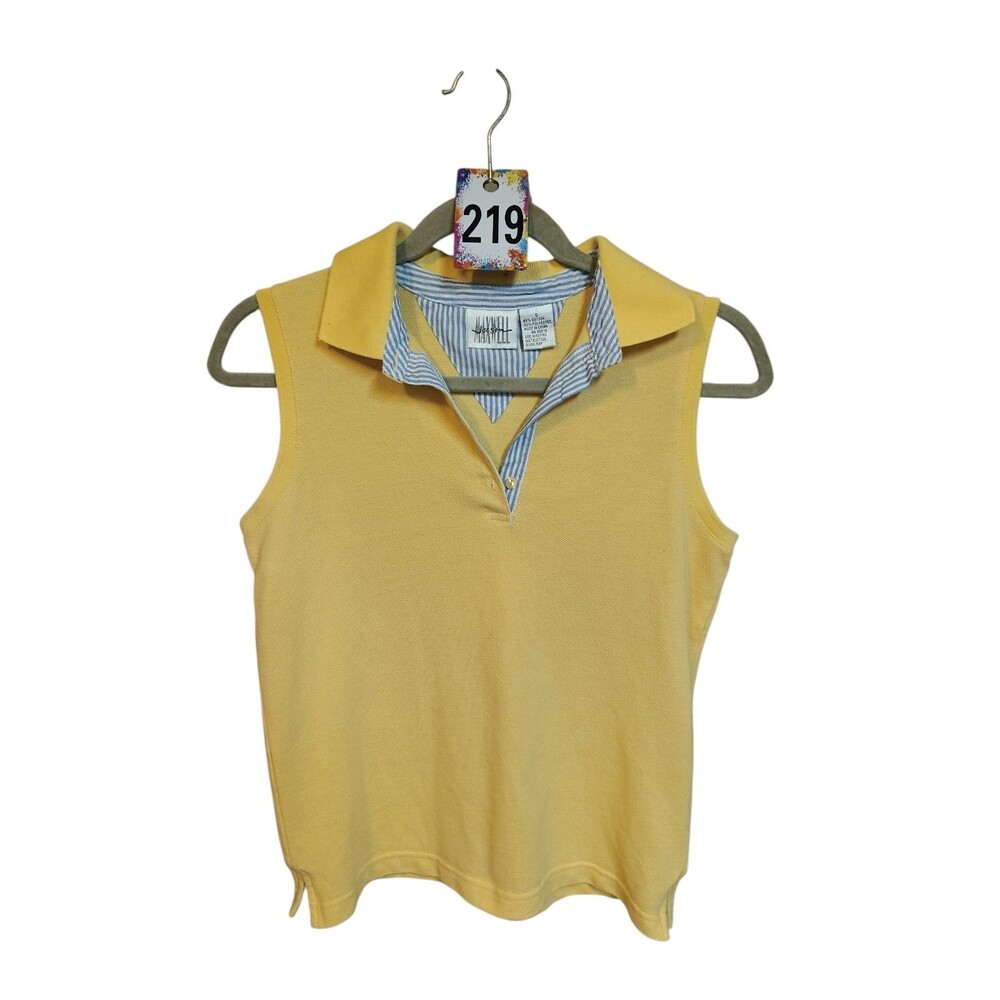 Vintage Jessica Maxwell Yellow Tank Size Small